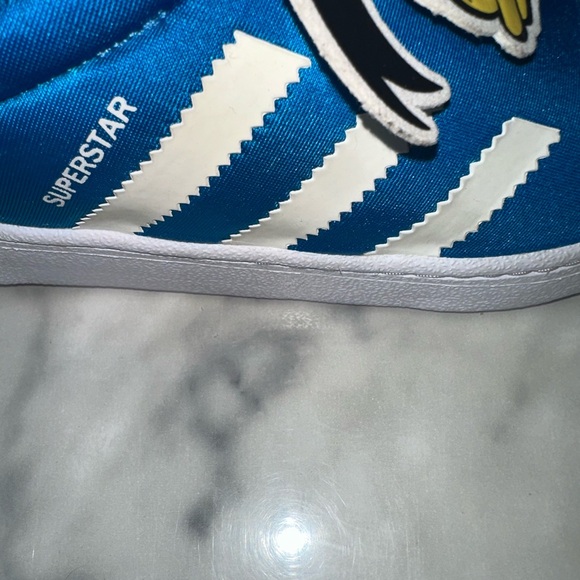 Adidas Kids Blue Donald Duck Sneakers superstar 360 C - Picture 6 of 6